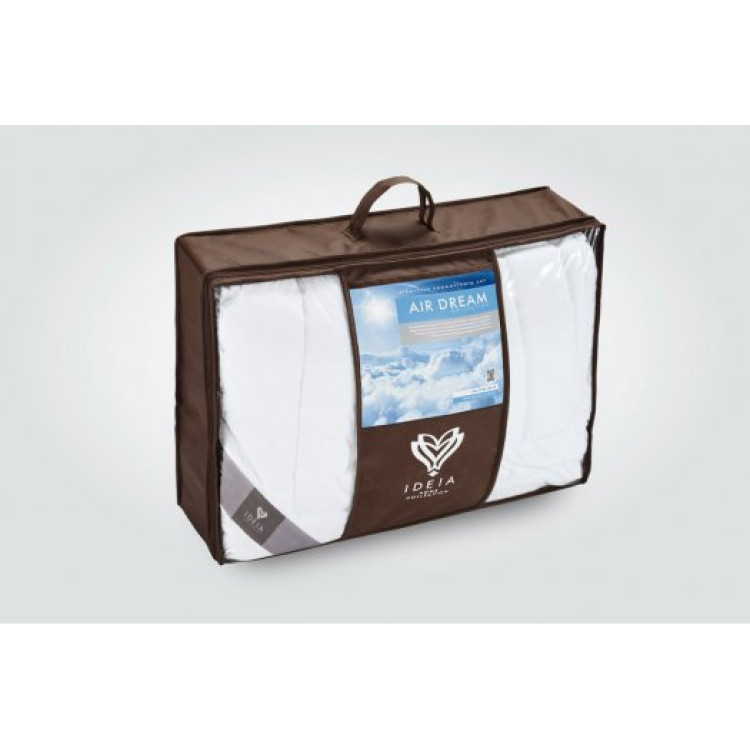 Ковдра двоспальна ІДЕЯ Air Dream Premium 175х210 (силікон/перкаль)