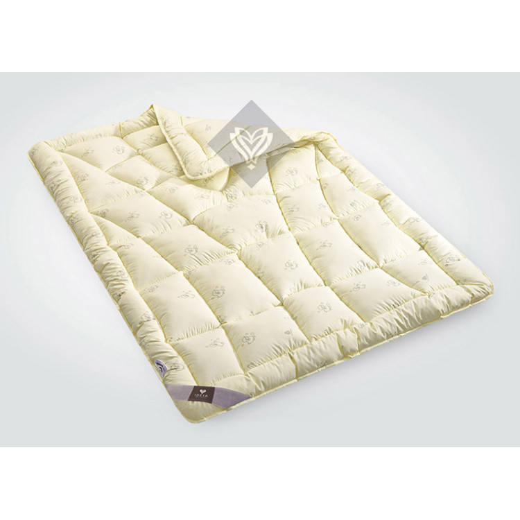 Ковдра полуторна ІДЕЯ Wool Classic 140х210 (шерстепон/мікрофібра)