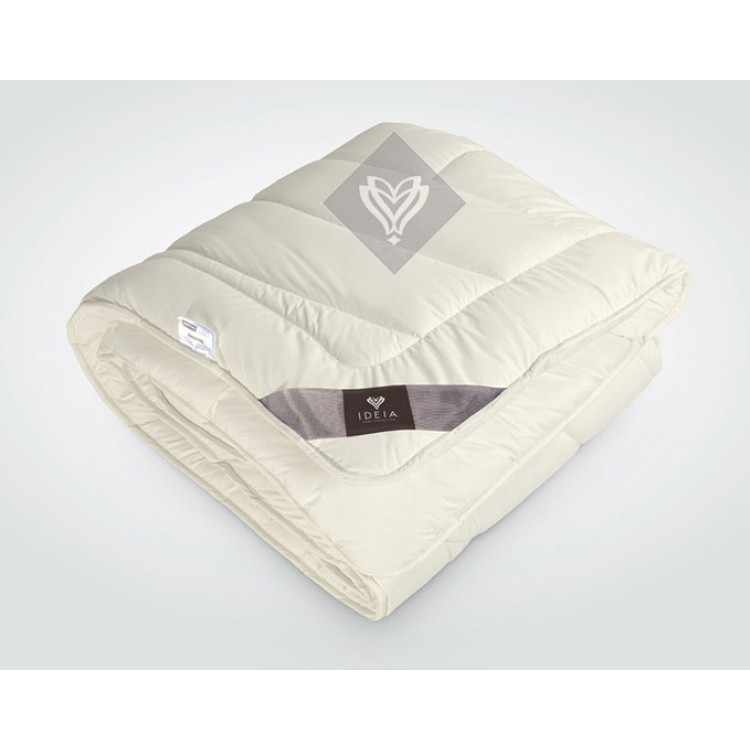 Ковдра полуторна ІДЕЯ Wool Premium 140х210 (вовна/перкаль)