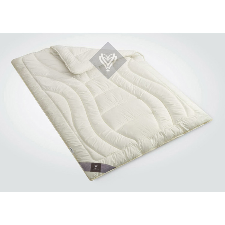 Ковдра полуторна ІДЕЯ Wool Premium 140х210 (вовна/перкаль)
