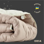 Ковдра євро ІДЕЯ Woolly 200х220 (шерстепон/мікрофібра)