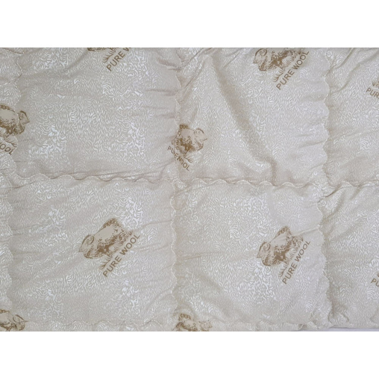 Ковдра Leleka-Textile Аляска 140х205 (овеча вовна/мікрофібра)