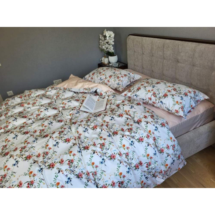КПБ Комфорт Текстиль сатин premium Litore євро