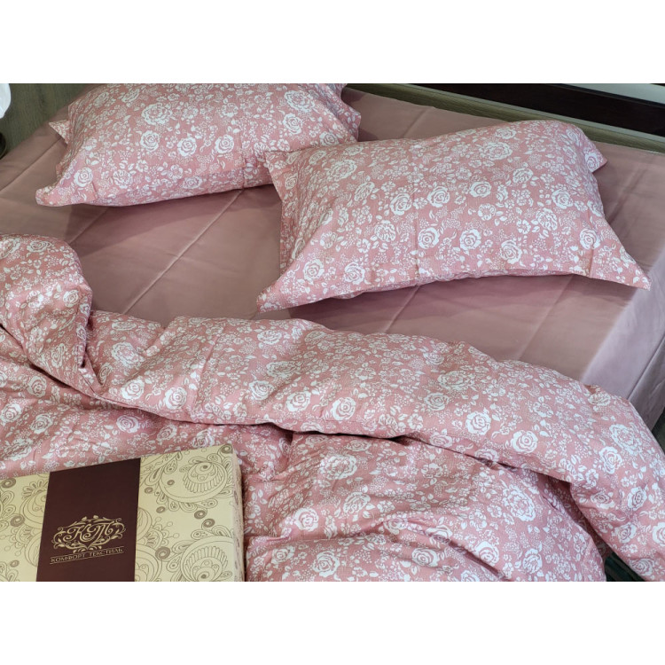 КПБ Комфорт Текстиль сатин premium Muscat Rose полуторний