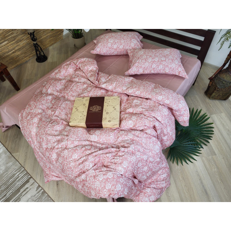 КПБ Комфорт Текстиль сатин premium Muscat Rose полуторний