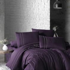 КПБ First Choice Stipe Style Purple сатин Deluxe євро