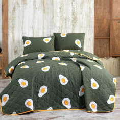 Покривало стебане Eponj Home Avocado Yesil 200x220