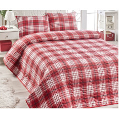 Покривало стебане Eponj Home Burberry Kirmizi 160x220