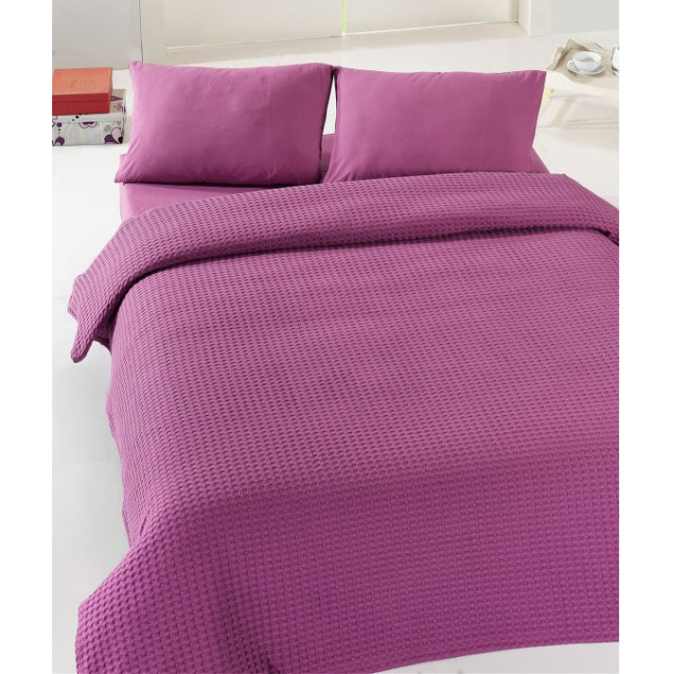Покривало піке вафельне Eponj Home Burumcuk Murdum 200x235