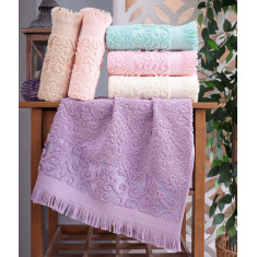 Набір рушників Gulcan Jacquard Yonca Sacakli 70x140 см (6 шт.)